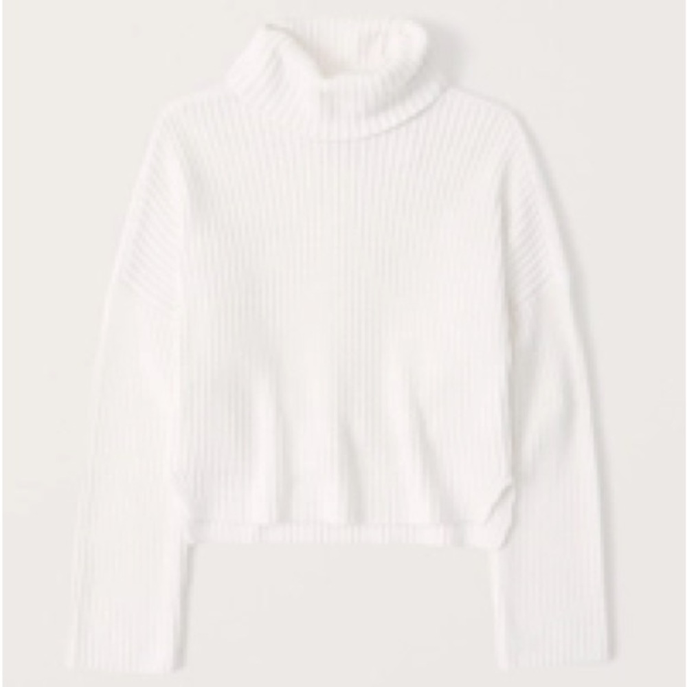 Abercrombie & Fitch 90s Sharkbite Turtleneck Sweater